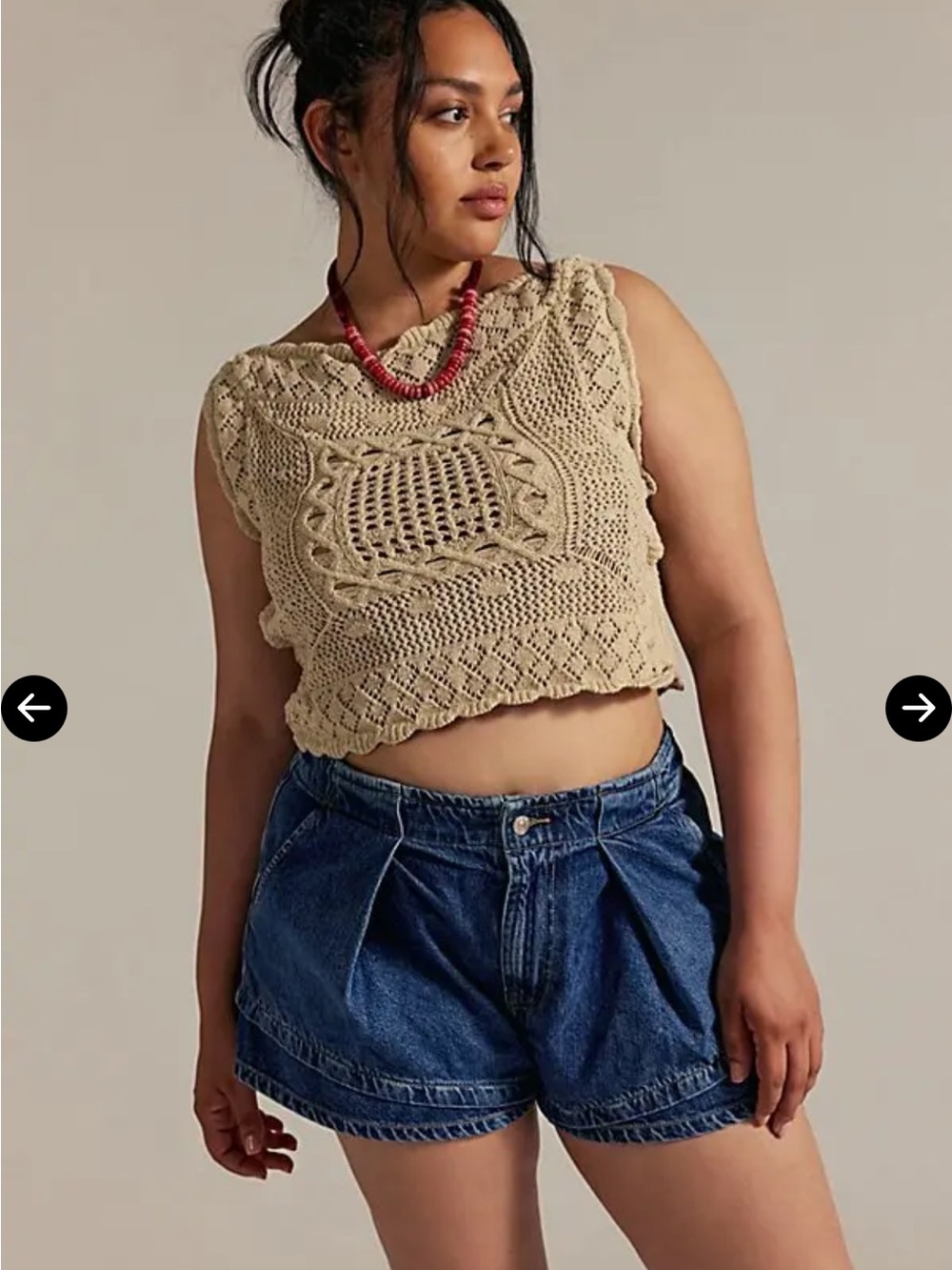 We The Free Crvy Low Rider Shorts Denim NWOT Retail $98
